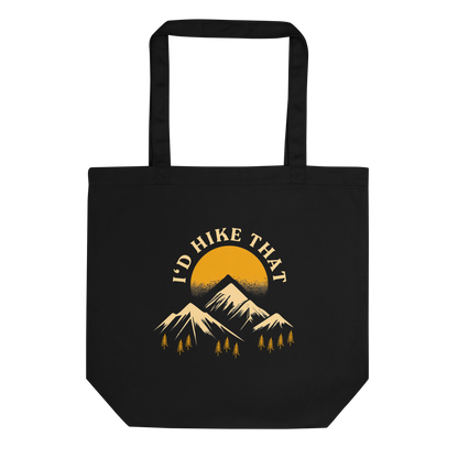 I‘D HIKE THAT - Eco Tote Bag | Black