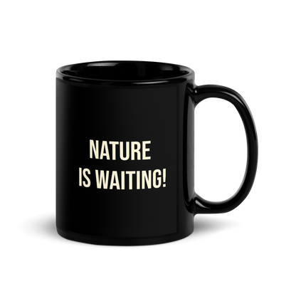 Wild & Free - Ceramic Mug | Black