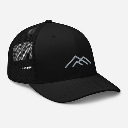 Wander Crew Trucker Cap - Embroidered | Black