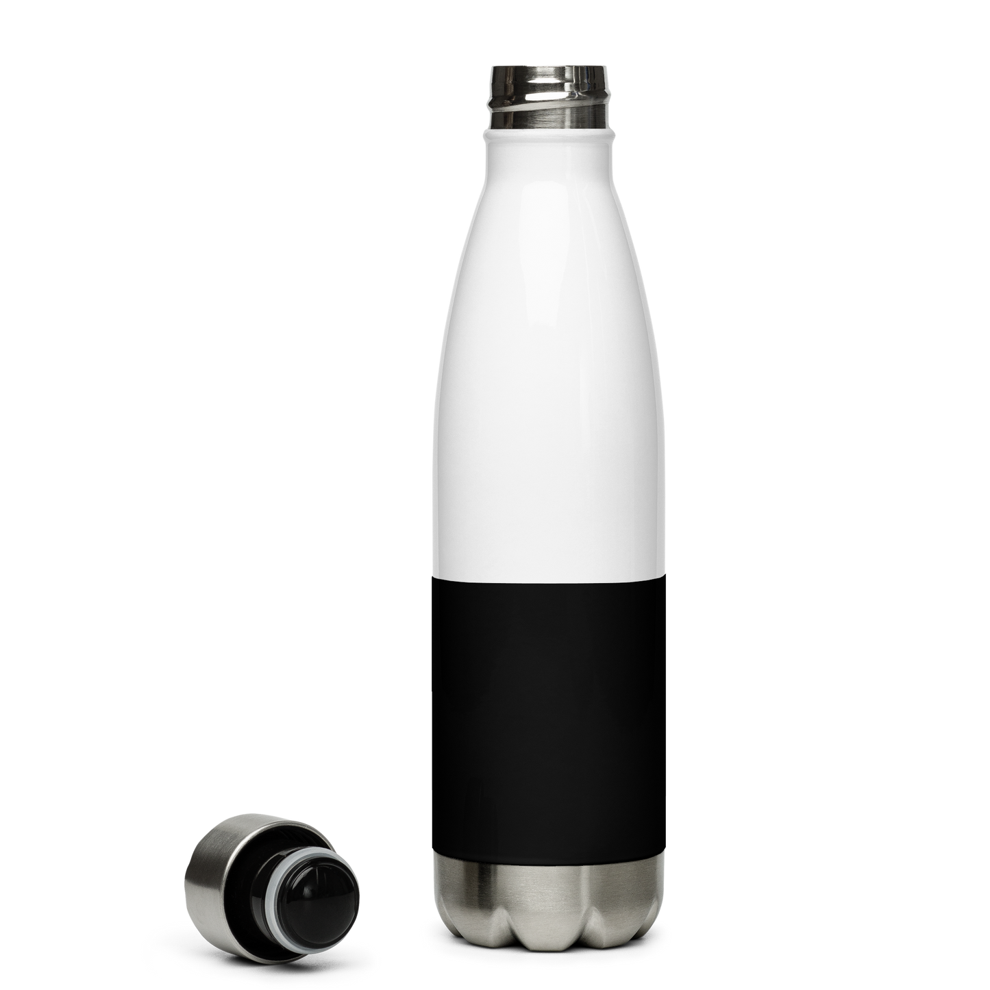 New Moon - Stainless Steel Water Bottle | White