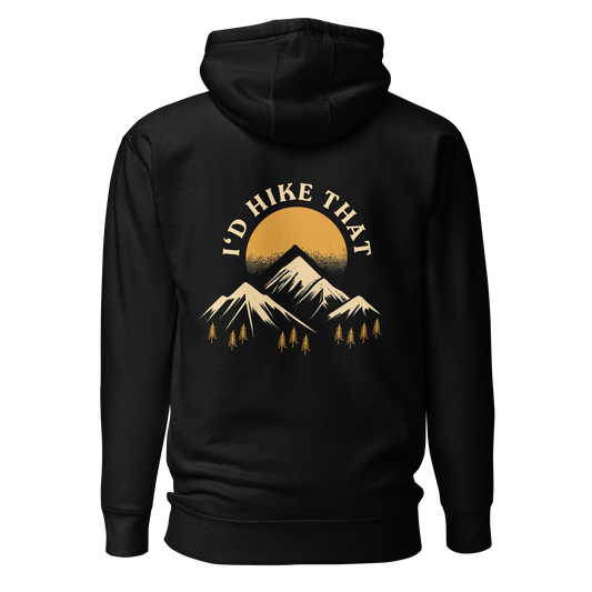 I‘D HIKE THAT  - Unisex Hoodie | Black