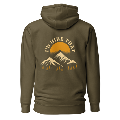 I‘D HIKE THAT - Unisex Hoodie | Military Green