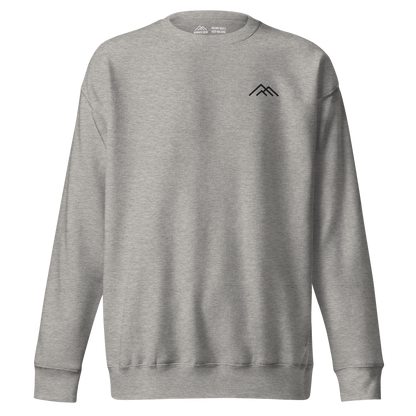 Wander Crew Men‘s Sweatshirt - Embroidered | Grey