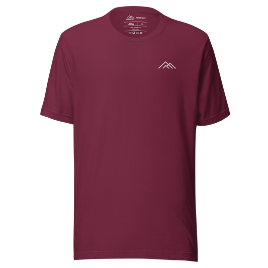 Wander Crew Unisex T-Shirt - Embroidered | Maroon