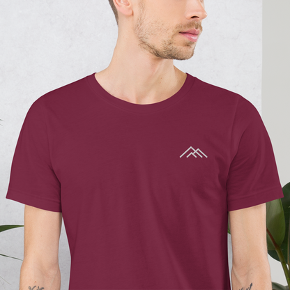 Wander Crew Unisex T-Shirt - Embroidered | Maroon