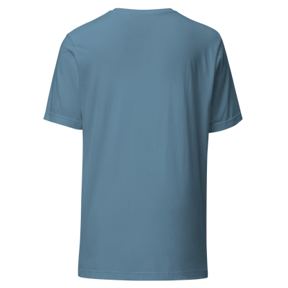 Wander Crew Unisex T-Shirt - Embroidered | Steel Blue