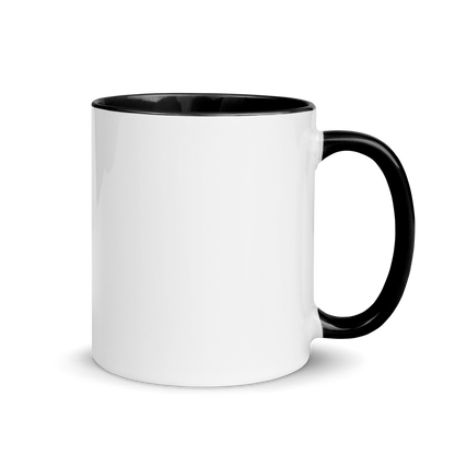 Mountain Silhouette Ceramic Mug | Black