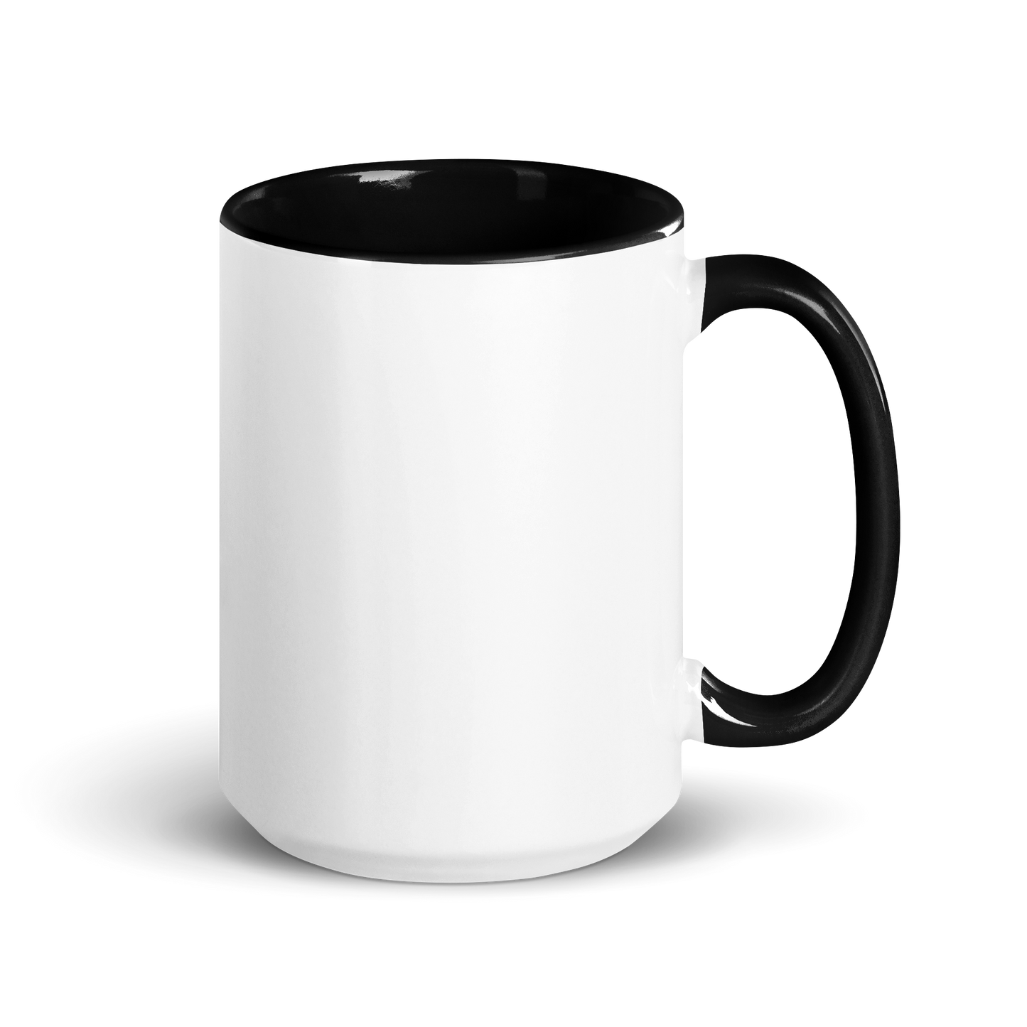 Mountain Silhouette Ceramic Mug | Black