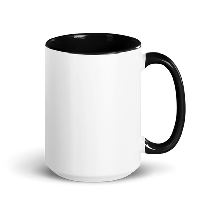 Mountain Silhouette Ceramic Mug | Black